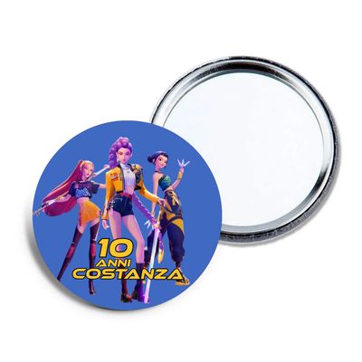 6 specchietti da borsa K pop personalizza regali festa per bambine