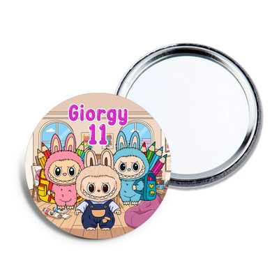 6 specchietti da borsa Labubu personalizza regali festa per bambine