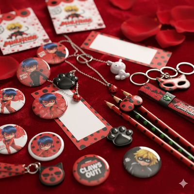 Gadget regalini fine festa Miraculous Ladybug personalizzati