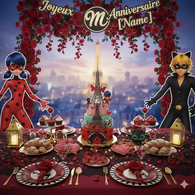 Miraculous Ladybug Kit festa personalizza piatti bicchieri