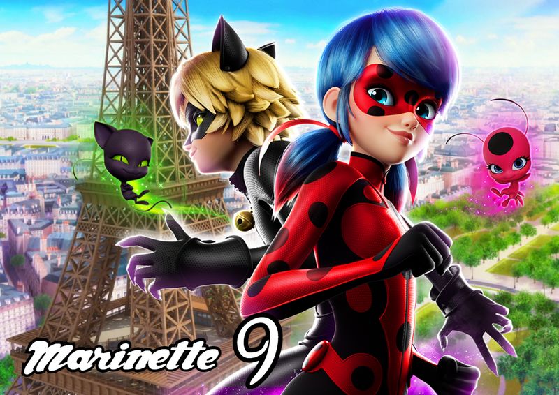 10 tovagliette americana colazione Miraculous personalizza