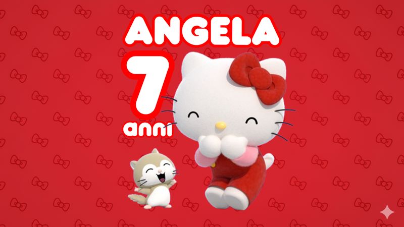 16 Etichette adesive bolle di sapone Hello Kitty personalizza festa