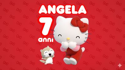16 Etichette adesive bolle di sapone Hello Kitty personalizza festa