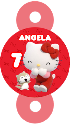 24 Decorazioni cannucce Hello Kitty personalizza festa compleanno