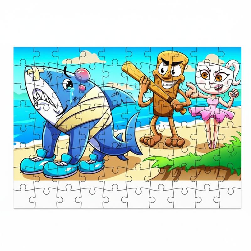 Stampa Puzzle Brainrot personalizza con nome regali festa