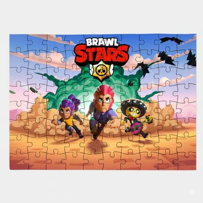 Stampa Puzzle Brawl Stars personalizza con nome regali festa Stampa Puzzle Brawl Stars personalizza con nome regali festa