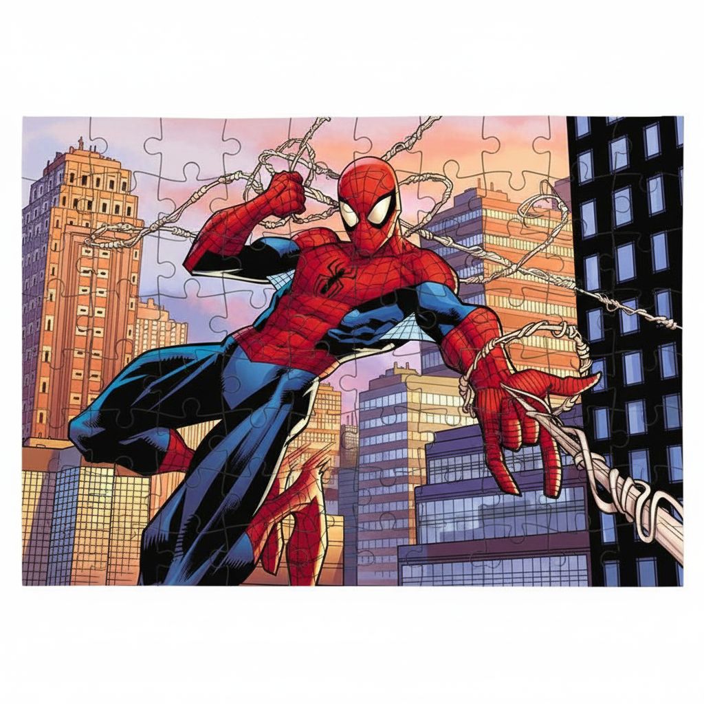 Stampa Puzzle Spiderman personalizza con nome regali festa