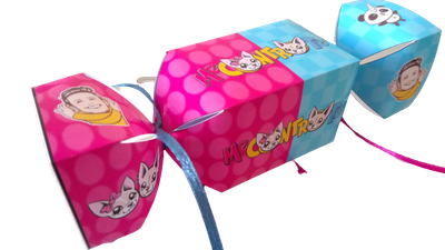 1 Scatolina Caramella personalizzabile porta regali confetti