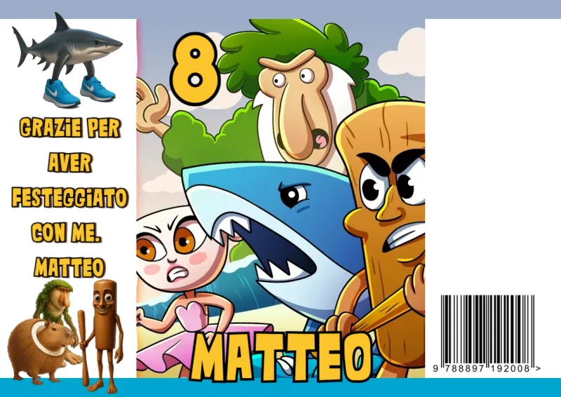 30 Sacchetti Brainrot personalizza buste patatine piccole