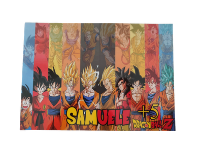 10 tovagliette americana colazione Dragon Ball personalizza