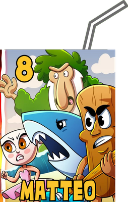 20 Adesivi Brainrot personalizza brick succo di frutta