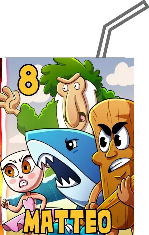 20 Adesivi Brainrot personalizza brick succo di frutta