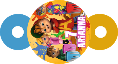 cannuccia personalizzata Alvin addobbi festa compleanno