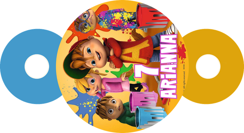 cannuccia personalizzata Alvin addobbi festa compleanno