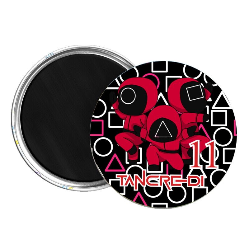 10 Magneti Squid Game Calamite frigo tondo 5.8cm personalizzabile
