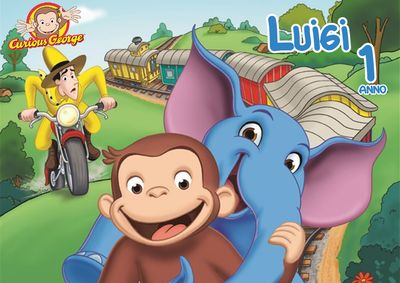 10 tovagliette americana colazione Scimmietta curioso George personalizza