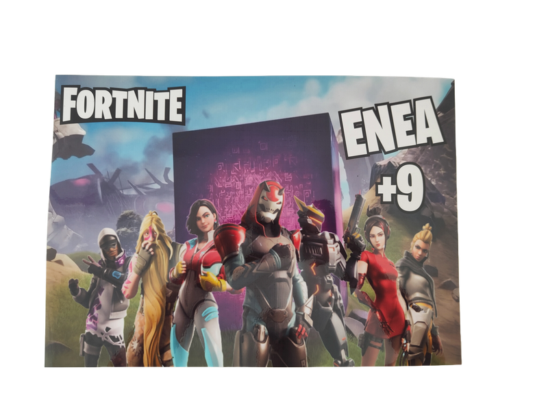 10 tovagliette americana colazione Fortnite personalizza