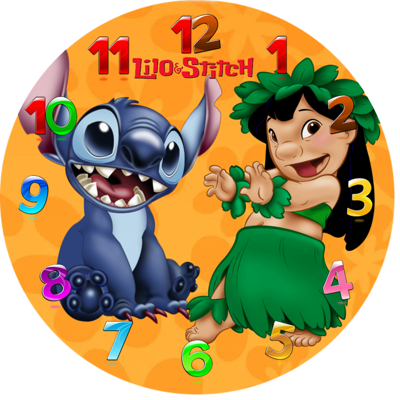 Orologi Stitch personalizzato su CD Gadget regalini fine festa