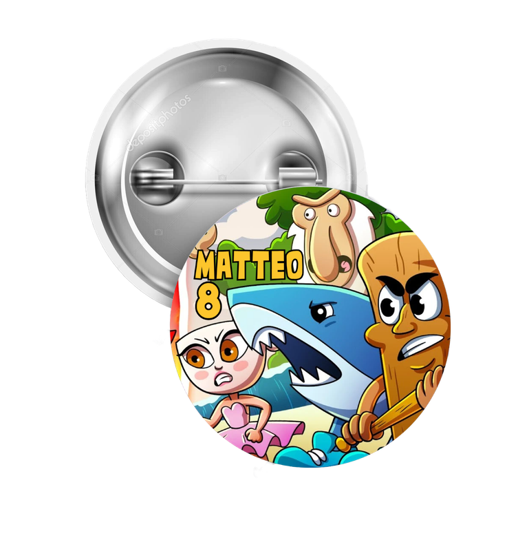 10 Spille zaino scuola Brainrot personalizza regalini fine festa