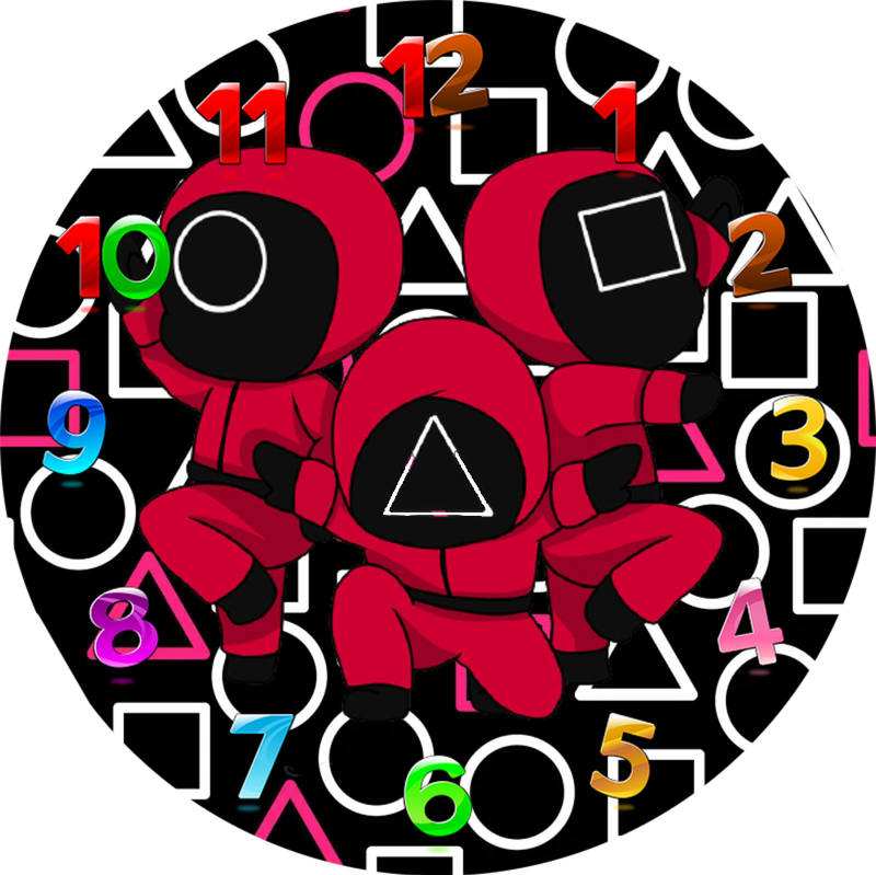 Orologi Squid Game personalizzato su CD Gadget regalini fine festa