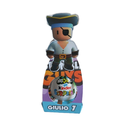 Scatolina Ovetto Kinder sorpresa stumble guys personalizzato