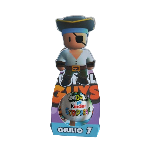 Scatolina Ovetto Kinder sorpresa stumble guys personalizzato