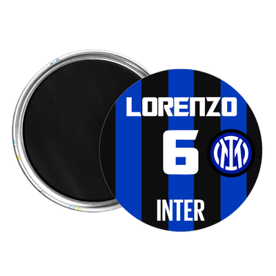 10 Magneti Inter Calamite frigo tondo 5.8cm personalizzabile