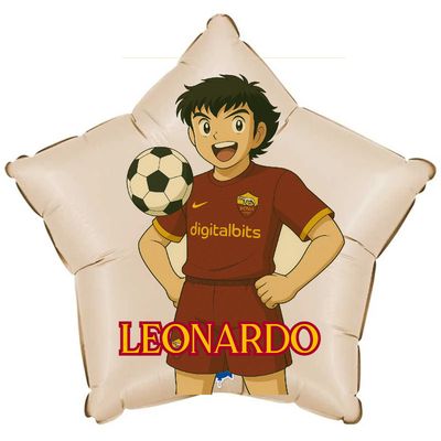 Palloncino as Roma calcio personalizzati con nome centrotavola compleanno