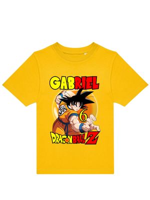 Magliette Dragon Ball personalizzate con nome