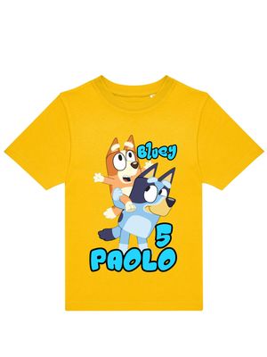 Magliette Bluey personalizzate con nome