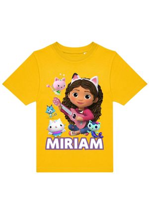 Magliette Gabby dollhouse personalizzate con nome
