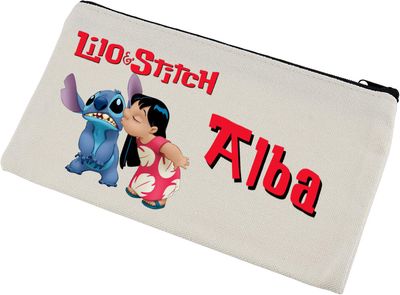 Astucci matite scuola Lilo e Stitch personalizza con nomi invitati festa