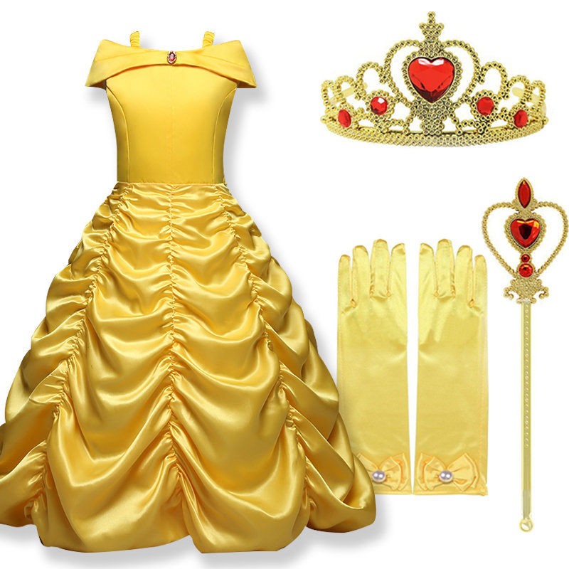 Costume Principessa Belle La Bella e la Bestia Disney