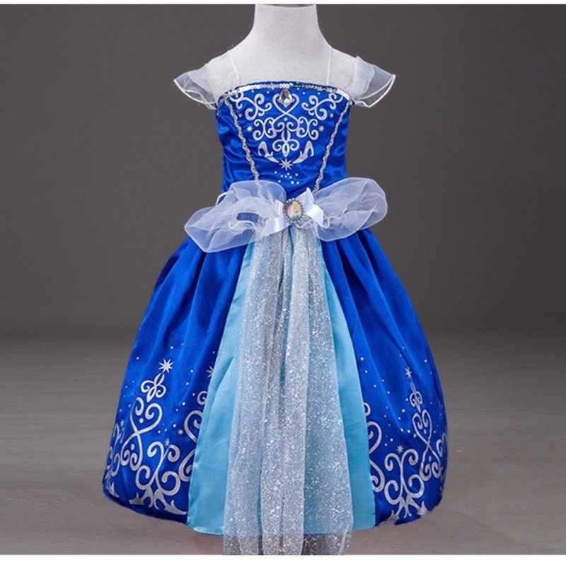 Costume Principessa Cenerentola Disney Vestito Bambina