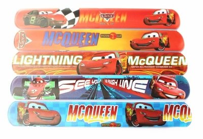 âŹ0,82 - 10 Braccialetti slap CARS saetta mcqueen gadget festa compleanno Bambini