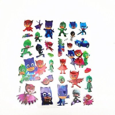 âŹ0,59 - 10 Fogli adesivi stickers PJ Masks