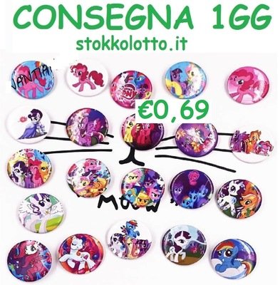 âŹ0,69 - 10 Spille 3cm zaino scuola My Little pony
