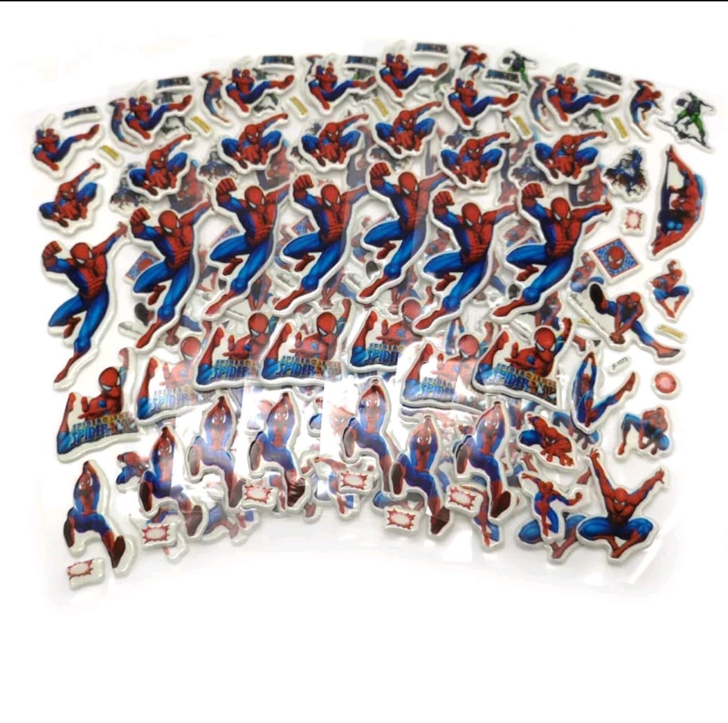 30 fogli stickers Adesivi a tema Spiderman
