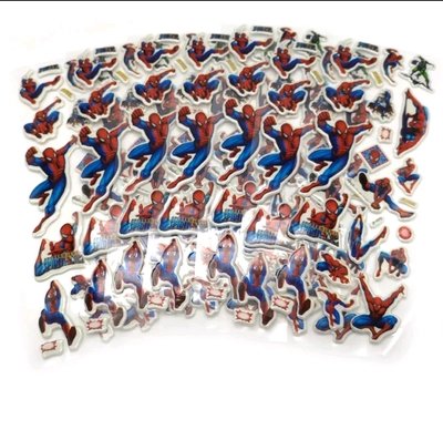 30 fogli stickers Adesivi a tema Spiderman