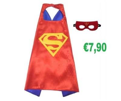 Superman Costume maschera carnevale travestimento cosplay