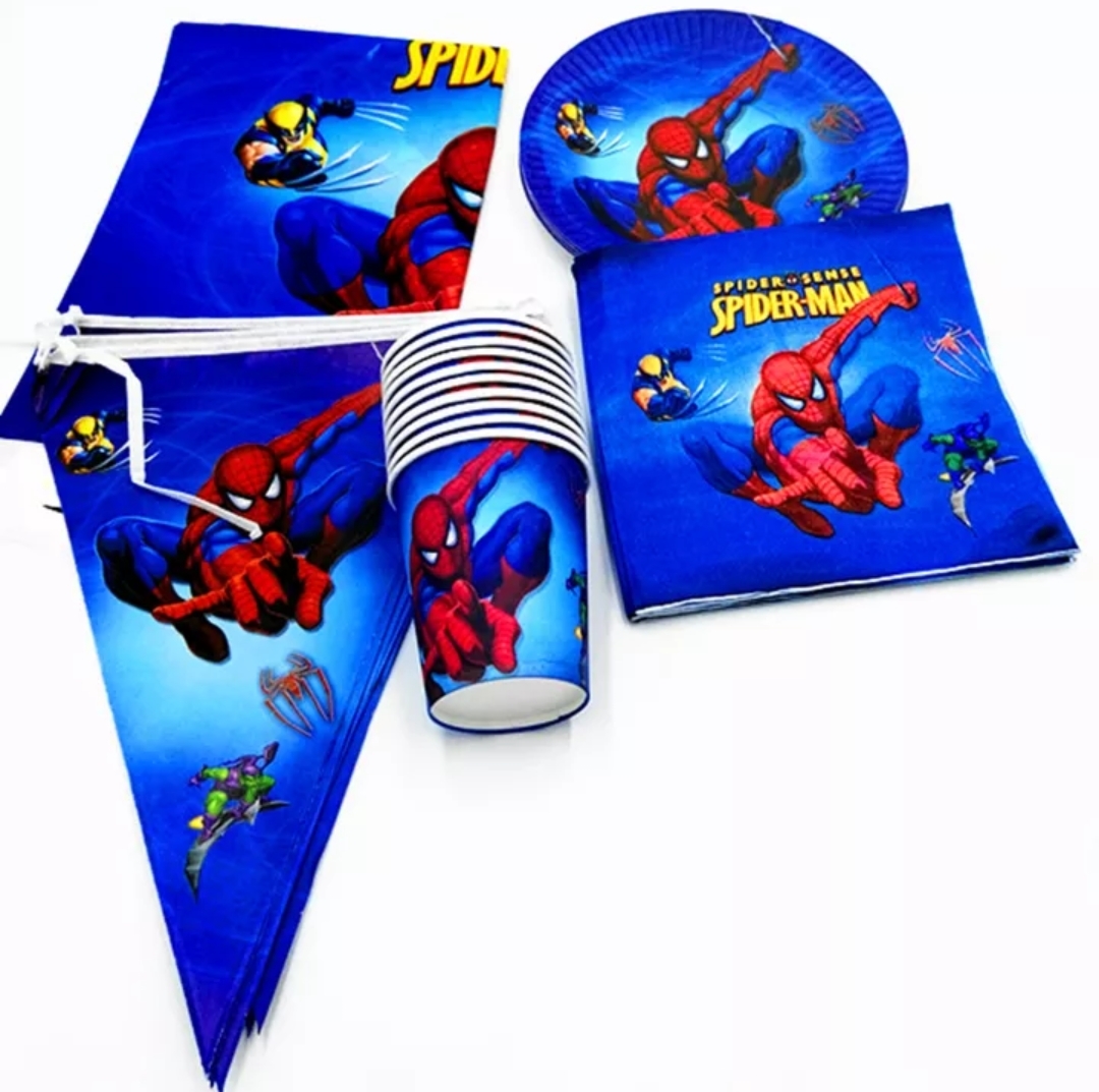 Ti spacco la festa - Gadget e Idee Regalo fine festa di compleanno bambini  - #spiderman  lotto e stock di 10 SPIDERMAN gadget  economico compleanno bambino stickers adesivi da muro idea