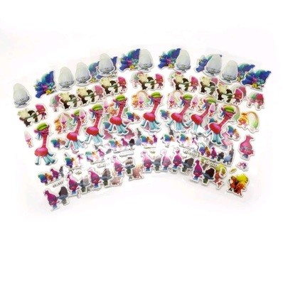 âŹ0,59 - 30 fogli adesivi stickers Trolls