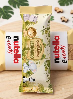 20 Incarti Kinder B Ready personalizzate animali zoo safari