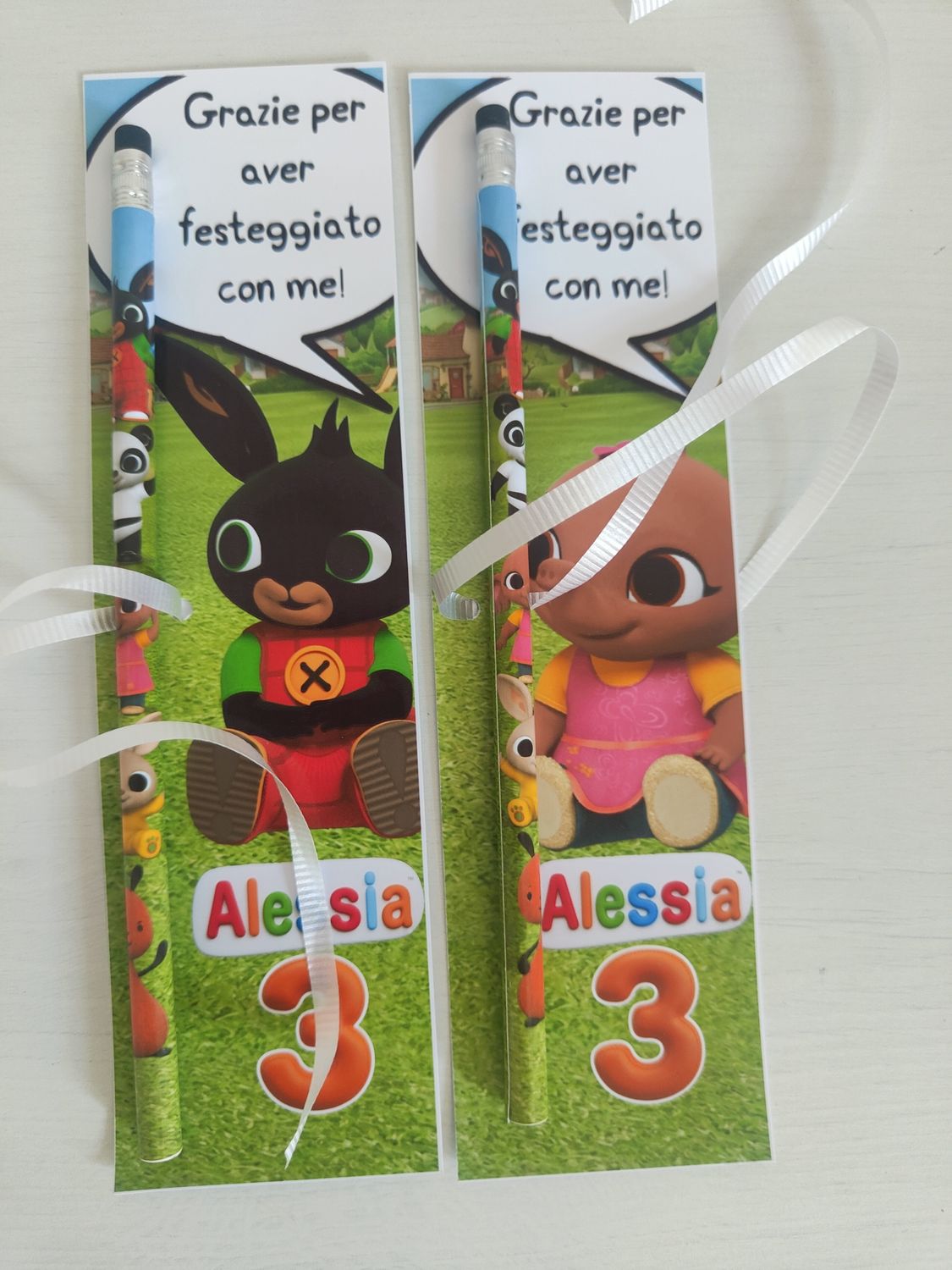 10 Matite segnaposto personalizza con nome regali fine festa