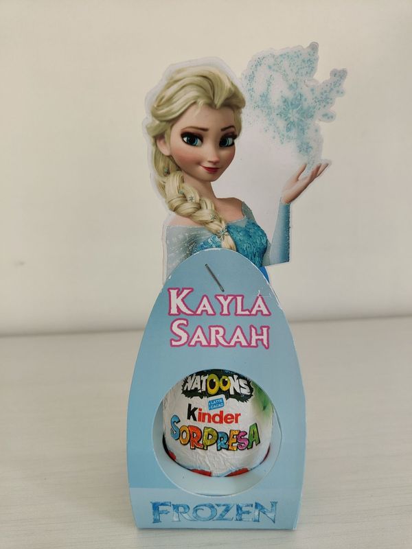 1 Scatolina Ovetto Kinder personalizza regalino fino festa