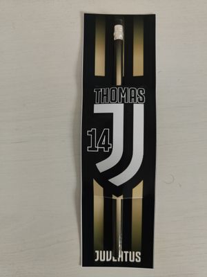 10 Matite segnaposto Juventus personalizza regali fine festa