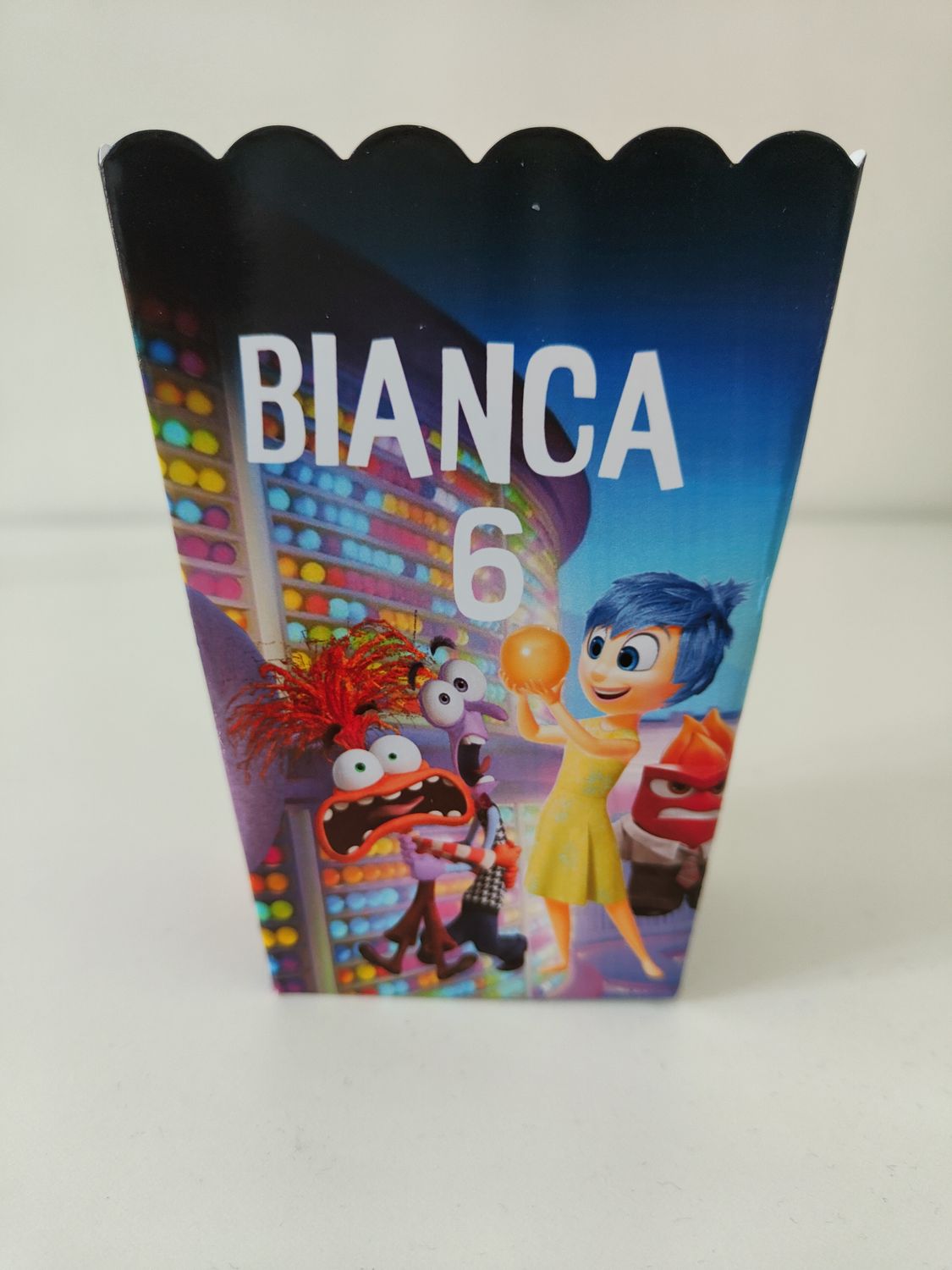 1 scatolina Popcorn Inside Out personalizza allestimento tavolo festa