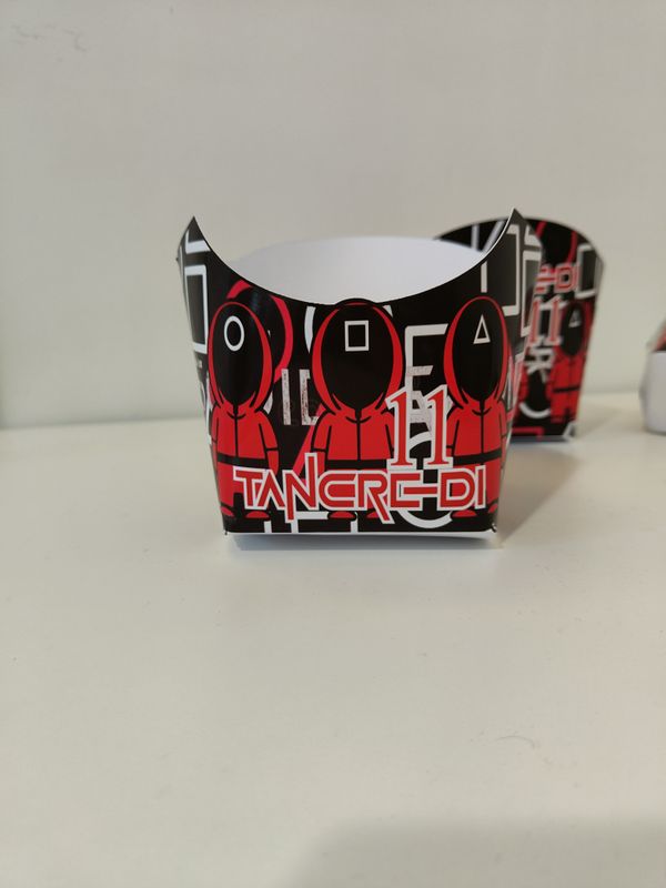 1 Scatolina porta patatine mc donalds Squid Game personalizzata
