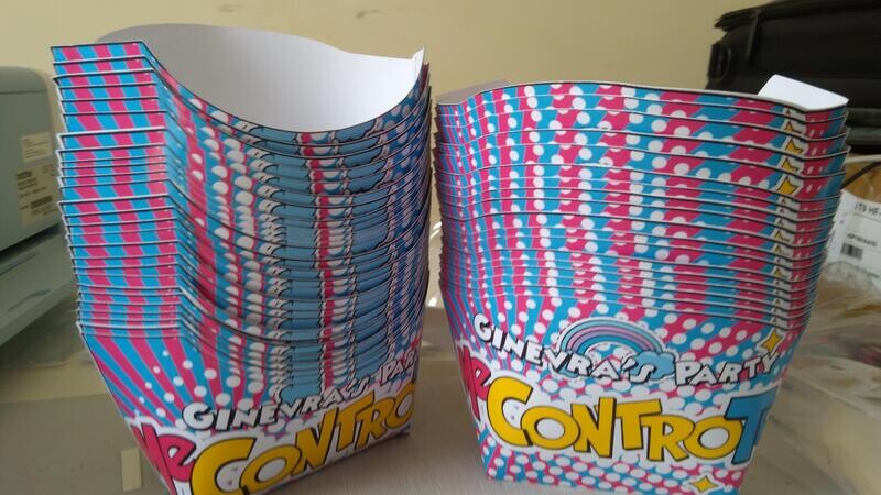 1 Scatolina porta patatine mc donalds Me contro Te personalizzata Scatolina patatine Mc Donald personalizzabile addobbi festa a tema me contro te