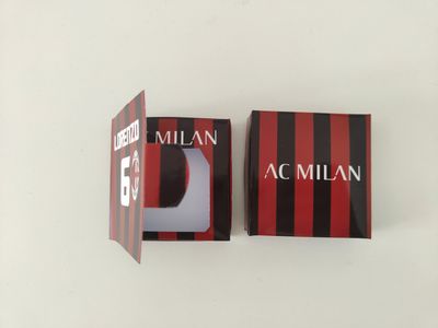 10 Scatoline e adesivi Nutella Milan festa personalizzata